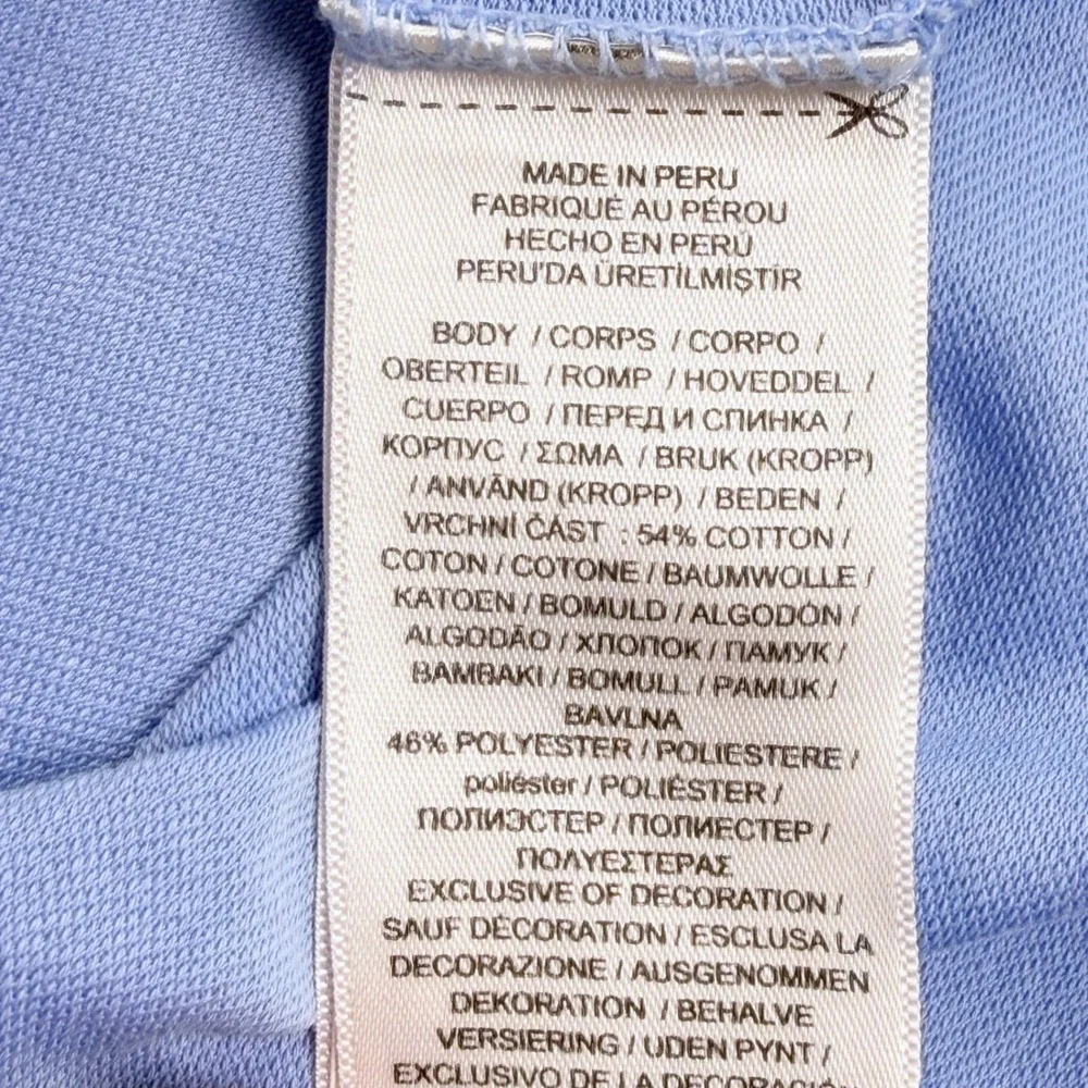 Ralph Lauren Pro Fit Polo Shirt Men Small Blue Golf Wicking Cotton Holdings Logo